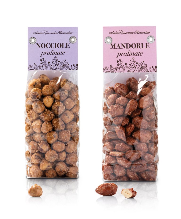 Nocciole e mandorle pralinate 200 Grammi